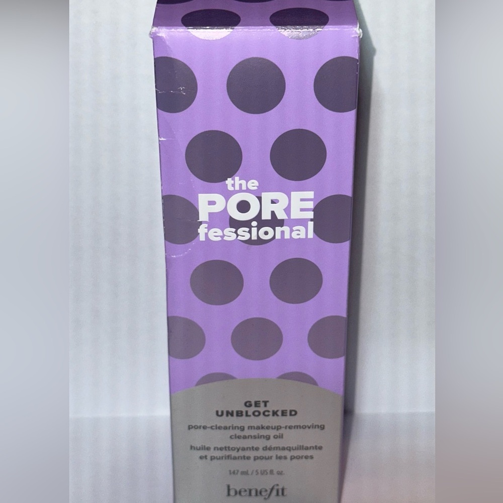 POREfessional Get Unblocked pore-clearing makeup removing cleansing oil-Benefit